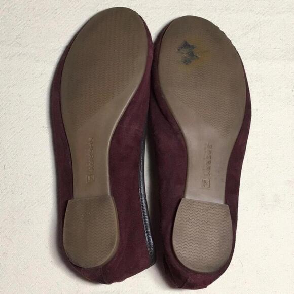 🍁Sperry Top-Sider “MAYA” burgundy ballet flats size 6.5 shoes - Picture 7 of 8